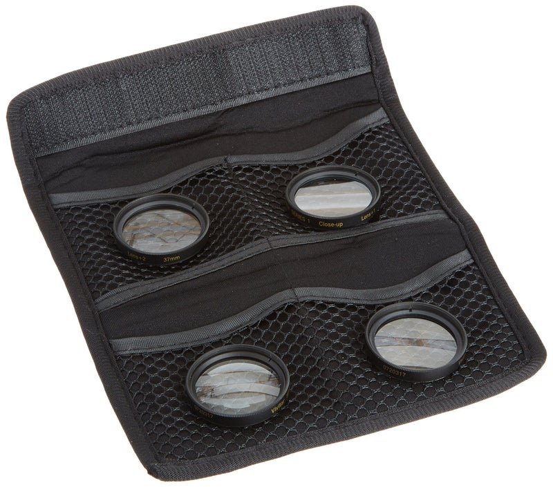 Vivitar Series 1 +1 +2 +4 +10 Close-Up Macro Filter Set w/Pouch, Black, 6.7 x 3.6 x 1.2 inches, (VIV-CL-37) - Image 2